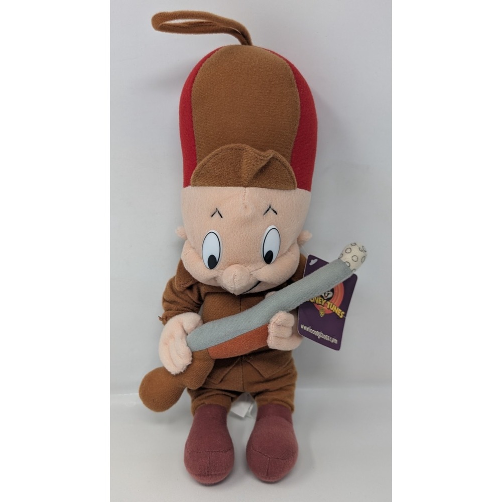 Vintage Elmer Fudd Looney Tunes Warner Bros Plush Stuffed By Nanco 2005